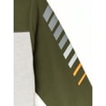 thumbnail image 3 of Athletic Works Baby and Toddler Boy Active Shirt and Tricot Jogger Pant Outfit Set, 2-Piece, Sizes 12M-5T, 3 of 3
