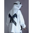 thumbnail image 4 of Niepce Inc Cotton Streetwear Techwear Fluorescence Printed Hoodie (Men's), 4 of 12