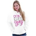 thumbnail image 3 of Don’t Give Up Breast Cancer Awareness Hoodie Sweatshirt Women Brisco Brands S, 3 of 6