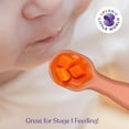 thumbnail image 4 of Silicone Baby Spoon Set | Baby Spoons Self Feeding 6 Months | BPA Free Baby Led Weaning Spoons Stage 1 & 2 for Kids 6+ Months | Silicone Baby Feeding Spoon Set - 4 Spoons, Sunrise/French Beige, 4 of 5