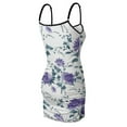 thumbnail image 6 of Ladies Elegant Sling Sleeveless Sexy Dress floral, 6 of 6