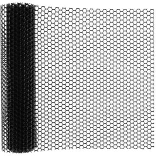 Lanney Chicken Wire Fencing Mesh 16.9inX32.8ft, 0.6'' Fences Hexagonal Silver, Size: 16.9 inch x 32.8 ft