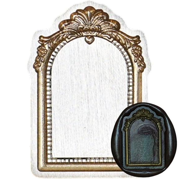 Vjnyvs Retro Wax Seal Stamp Head, Vintage Photo Frame Brass Sealing Wax Stamp Head For Invitations Card Envelope Gift Wrapping Scrapbooking