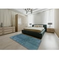 thumbnail image 5 of Ahgly Company Machine Washable Indoor Rectangle Abstract Steel Blue Area Rugs, 2' x 4', 5 of 7