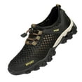 thumbnail image 1 of Zapatillas de deporte para hombre, informales, transpirables, antideslizantes, para viajes, gimnasio, tenis Negro Sunnimix  Zapatillas de deporte para hombre, 1 of 8