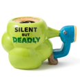 thumbnail image 1 of BigMouth Inc. - Taza de café con pedo, regalo divertido de mordaza, gran taza de café, silenciosa pero mortal, 22 onzas, 1 of 6