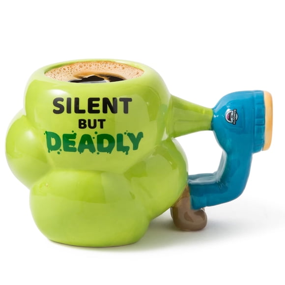 BigMouth Inc. - Taza de café con pedo, regalo divertido de mordaza, gran taza de café, silenciosa pero mortal, 22 onzas