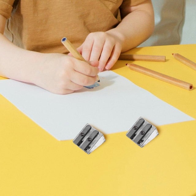 Milisten 12Ud Sacapuntas Manual Resistente De Material Metálico Ideal Para Artistas Y Uso Cotidiano