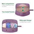 thumbnail image 3 of Bolsa organizadora KarSyon para hilo de ganchillo, 30 x 18 x 20 cm, color morado, 3 of 7