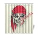 thumbnail image 1 of Cortina de Ducha ABPHQTO Pirata Calavera 160x180 cm Tejido de poliéster Decoración para el Hogar, 1 of 3