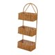 thumbnail image 4 of Cesta colgante tejida con asa, cesta organizadora decorativa de ratán para almacenamiento. Rectángulo de 3 capas, 4 of 9