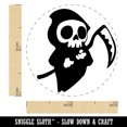 thumbnail image 2 of Cute Grim Reaper Death Halloween Self-Inking Rubber Stamp Ink Stamper - Black Ink - Mini 1/2 Inch, 2 of 7