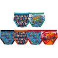 thumbnail image 3 of Hot Wheels 6-Pack Boys Briefs Toddler Little Big Kid Cars 18M, Assorted, 3 of 6