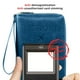 thumbnail image 5 of Organizador de carteras de viaje para pasaporte | Portadocumentos de cuero con bloqueo RFID | Funda impermeable multicompartimento | Cierre seguro de cremallera | Encaja con varias tarjetas,, 5 of 8