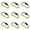 Green, variant on VMWMSSR 10Pcs D Shape Locking Carabiner Clip Set, Aluminum Alloy Quick Release Buckle Hook, Lightweight Multi Color Gear Clip For Backpack Keychain Daily Outdoor Organizing(Hot Pink-10PCS)