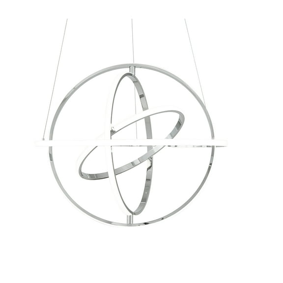 Oxford LED Adjustable Chandelier // Chrome