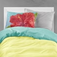 thumbnail image 2 of Red Hibiscus by Malenda Trick Fabric Standard Pillowcase, 2 of 2