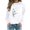 515_White, variant on AJHSAKLt Lightweight Hoodies for Women's Dandelion Print Casual Fashion Sweatshirt Top Crewneck Sweatshirts Women Black