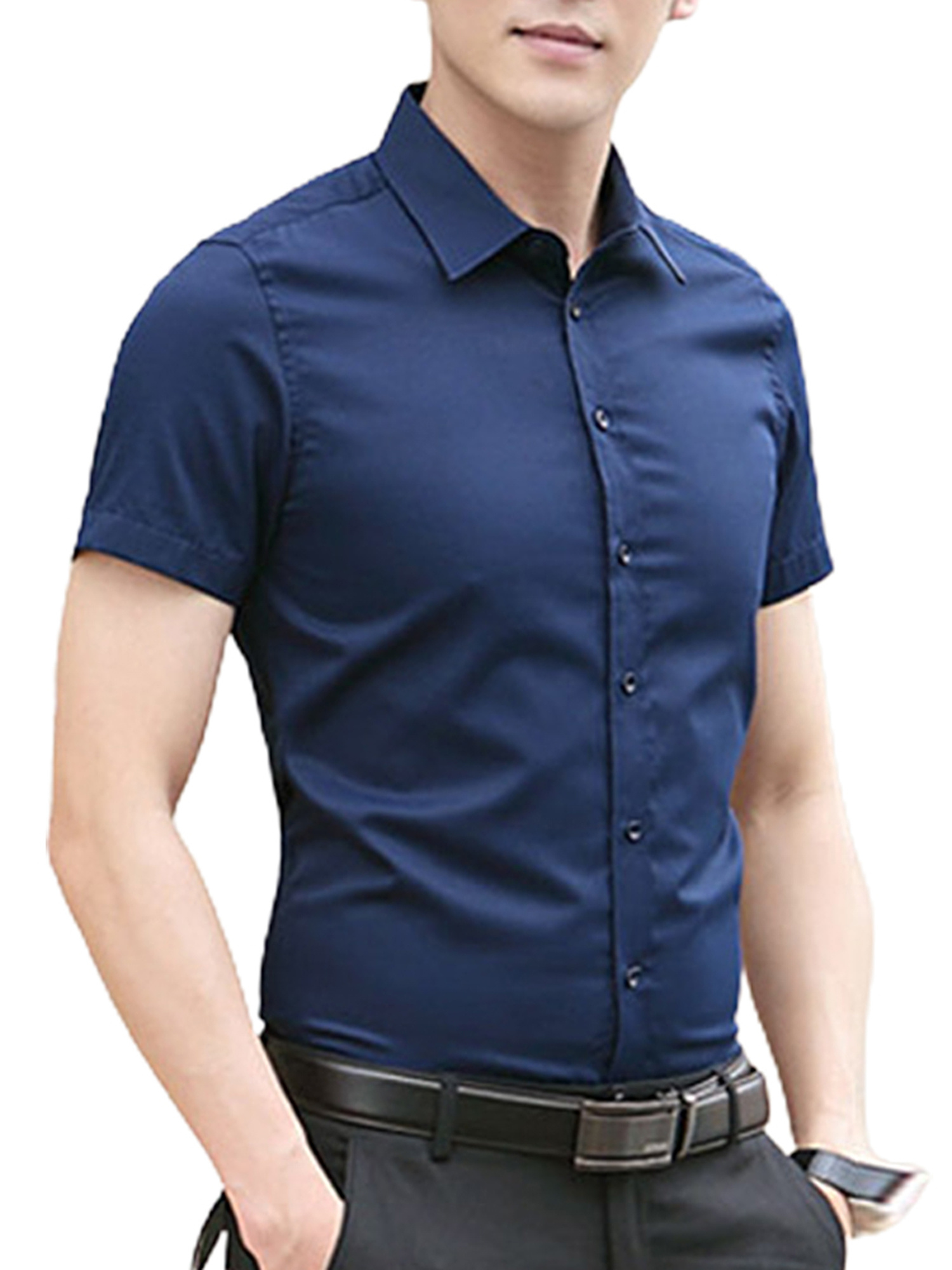 mens short sleeve button down shirts canada