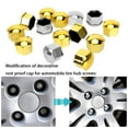 thumbnail image 2 of Dalazy 20 Pcs Couvre-Écrou de Roue de Voiture Universel Remplacement Accessoires Modifiés Bleu 19mm, 2 of 6