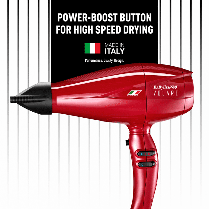 BaBylissPRO® Nano Titanium™ Volare® V1 Full-Size Dryer (RED)
