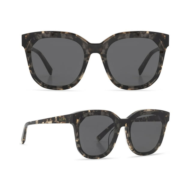 Anteojos de Sol DIFF Gia Espresso Tortoise Oversized Square para Mujer