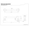 thumbnail image 4 of Industrialist RBP22091MB Cabinet Industrial Pipe Pull for Kitchen, 128 mm, Matte Black, 4 of 7