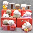 thumbnail image 2 of Kawaii Mitao Cat 2 temporada gato de la suerte barato lindo gato caja ciega juguetes figura sorpresa muñeca de dibujos animados recoger modelo hogar regalo de Navidad, 2 of 4