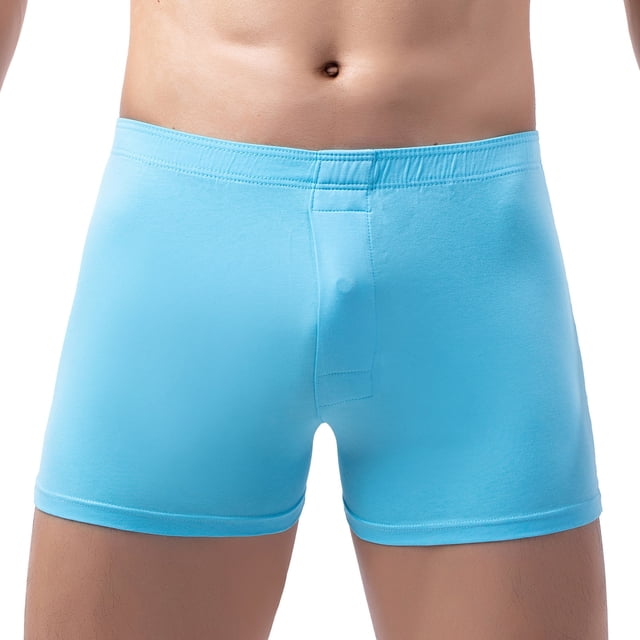 Fridja Hommes Décontracté Mode Uni Séduisant Taille Élastique Respirant Boxeurs Caleçons Courts Classique Multipack Culottes