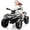 Gray, variant on Yeshouse 24V Kids Ride on ATV, Toddler 4WD Electric Ride on Toy Car with LED Light, Bluetooth, Leather Seats, Yellow
