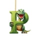 thumbnail image 1 of Adorno navideño de dinosaurio | Colgante de dinosaurio con 26 letras en inglés | Decoración acrílica para árbol de Navidad | Decoración festiva retro de dinosaurio, 1 of 2