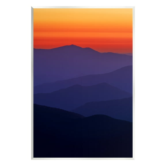 Stupell Bold Mountain Sunrise Sky Landscape Photography Wall Plaque Unframed Art Print Wall Art