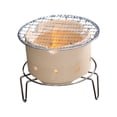 thumbnail image 3 of YWMJZEU Portable Charcoal Grill BBQ Grill Japanese Grill with Wire Mesh Ceramic Barbecue, 3 of 9