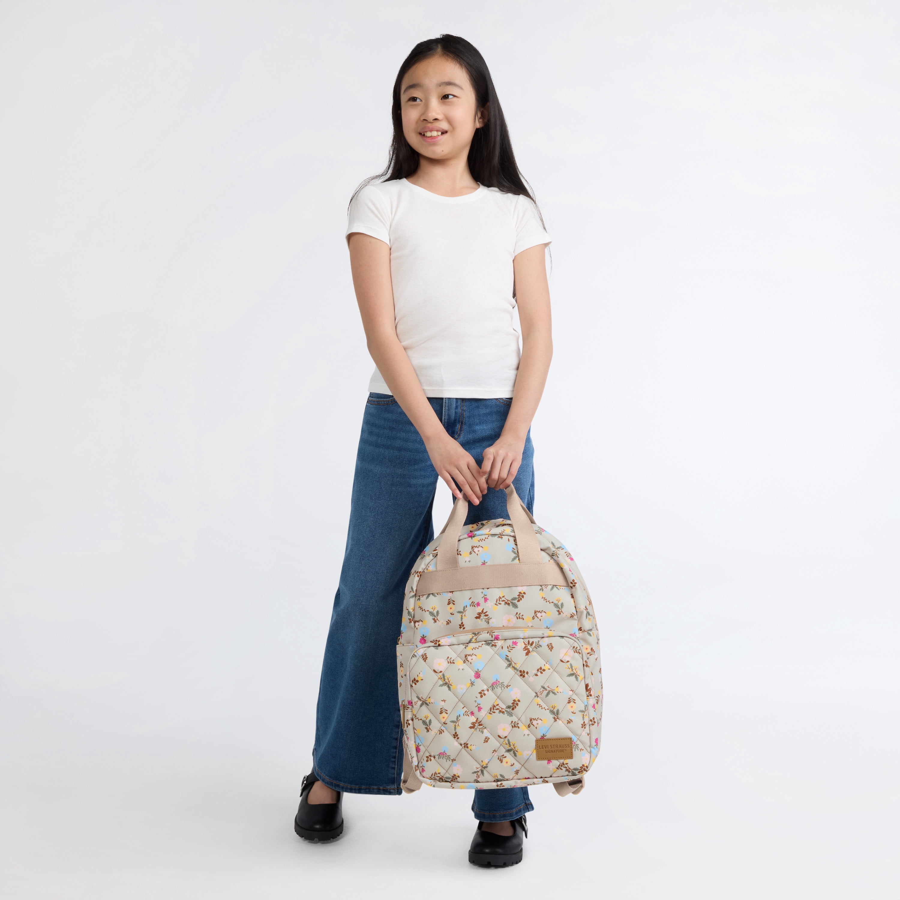 Levi Strauss Signature 17" Women's Fashion Backpack, Floral