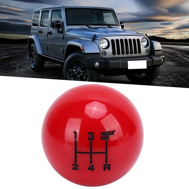 Gear Lever Head, Shifting Knob Acrylic 5 Speed 54mm Diameter For Automobiles