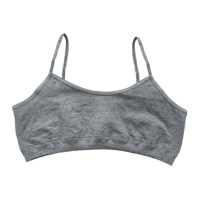 Corpiño Secret Treasures para Niña Gris Jaspe Talla 16/16X