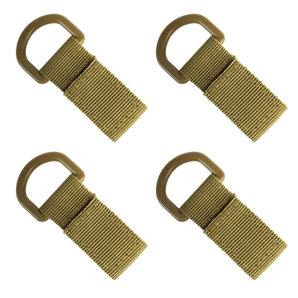 Clip de Cinturón Lvero 4pcs Nylon Macarena Mosquetón Hebil Correa de Nylon