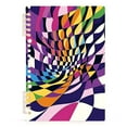 thumbnail image 7 of FORMRS 1-Subject Spiral Notebook 8" x 5" College Ruled 60 Refillable Sheet, 2 Pack, Purple Wavy Plaid, 7 of 7