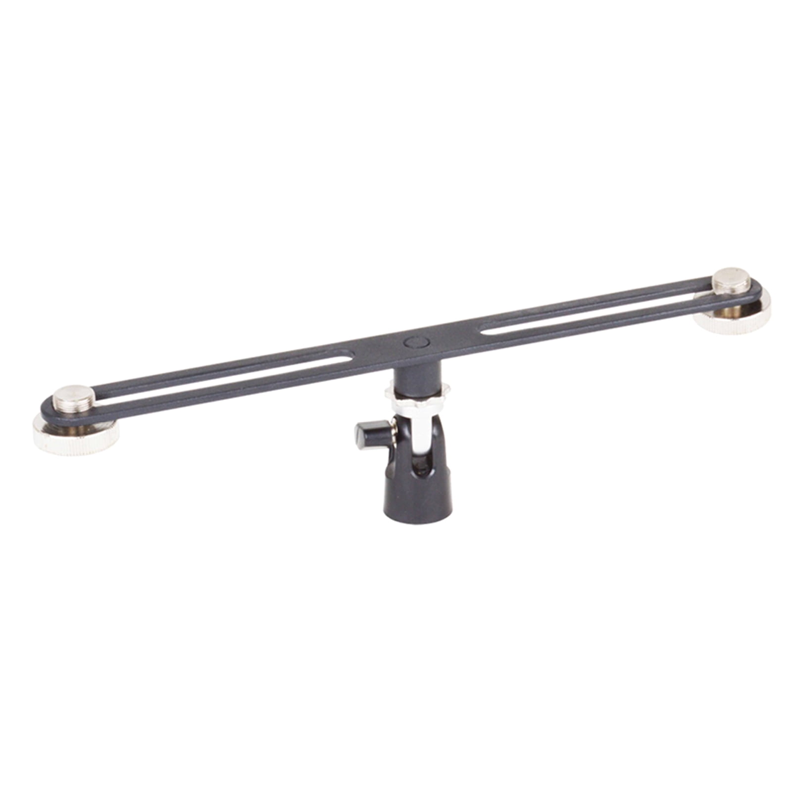 Adjustable Microphone Rod Camera Mount Bracket Double Mount Stand with 5/8inch Thread Screws