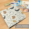thumbnail image 4 of FORMRS 3 Ring Photo Album 4"x6" Self Adhesive Large Capacity PU Leather Cover, Halloween Happy Ghosts, 4 of 8