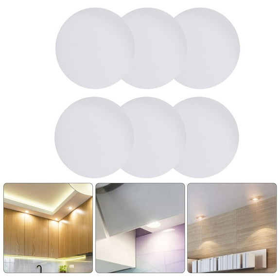FOMIYES  10 Pcs Ceiling Light Cover Plastic Diffuser Lamp Shade White