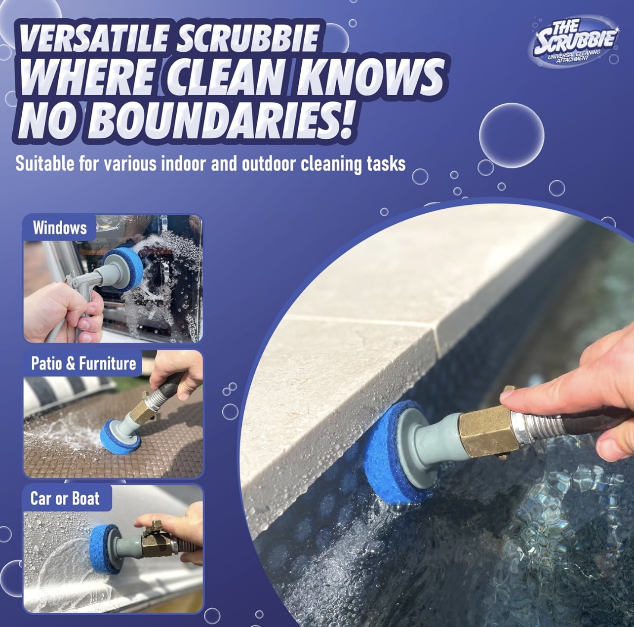 The Scrubbie 2.0. The universal cleaning attachment