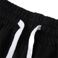 thumbnail image 4 of SAYOO Pantalones deportivos para hombres, pantalones cortos de malla de cuerda con bolsillos SAYOO  moda, 4 of 7
