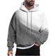 thumbnail image 2 of Sudadera con capucha para hombre, estilo casual, con cuello redondo, estampado, manga larga, blusa de poliéster, 2 of 6