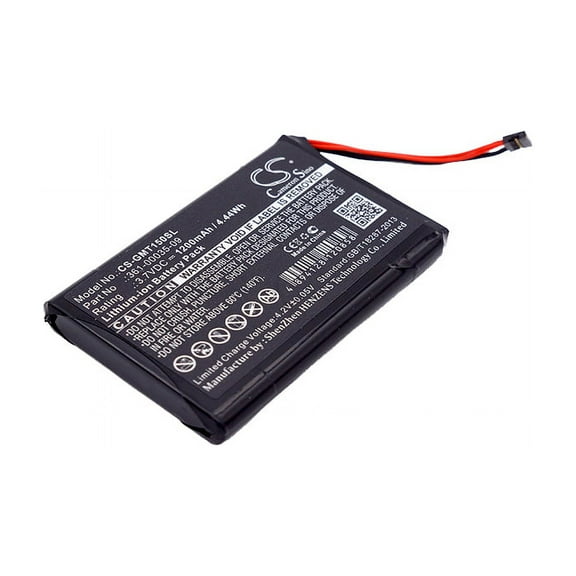 Replacement Battery For Garmin 3.7v 1200mAh / 4.44Wh GPS, Navigator Battery