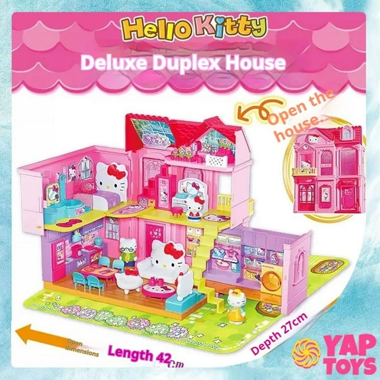 Hello Kitty Figure Urban Facilities Series Fun Toys Luxury duplex