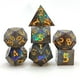 thumbnail image 1 of 7 Piezas de Dados Poliédricos con Palabras Numéricas de Dados de Juego de Bricolaje Ecológico Multicolor para Mazmorras Y Dragones negro dorado Baoblaze Dados poliédricos, 1 of 8