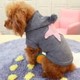thumbnail image 3 of Reheyre Winter Autumn Pet Dog Warm Knitted Sweater Clothes Coat Costume Hooded Apparel, 3 of 8