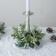 thumbnail image 3 of Anillos de Vela Corona Centro de Mesa Hojas Artificiales Vegetación Candelabros Coronas para Mesa Xihbxyly, 3 of 4