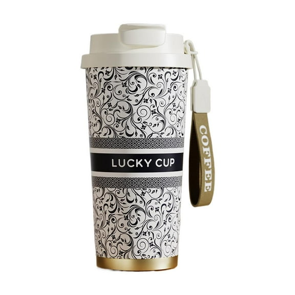 Stainless Steel Vacuum Insulated Water Bottle, 500ml Capacity Keeps Drinks Hot 12  Hours, Leak-Proof Design for Office, Travel & Outdoor Use
